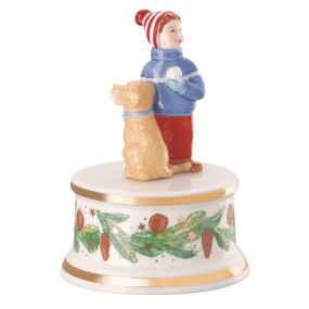 Шкатулка музыкальная Christmas games 12,5 см