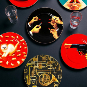 Тарелка столовая "Трубы" 27 см