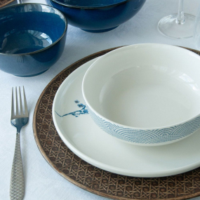 Тарелка глубокая Edge Orientale 18,5 см