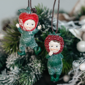 Игрушка на елку "Малинка" 10 см