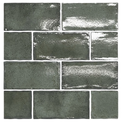 Плитка керамическая Equipe Altea 7,5х15, Pine Green, 7,5 мм