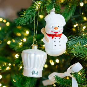 Елочная игрушка "Повар Курт" 10,5 см