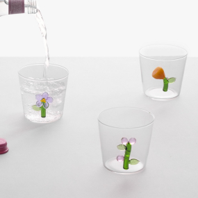 Стакан "Лиловый цветок" Botanica 350 мл