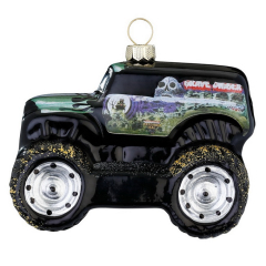 Елочная игрушка "Монстр-трак" 7 см