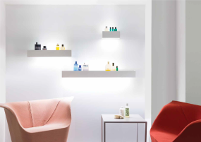 Светильник настенный Nemo Viiva 60х11х9 см, цвет белый