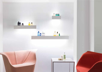 Светильник настенный Nemo Viiva 30х11х9 см, цвет белый