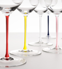 Бокал для вина Riesling/Zinfandel Fatto a Mano 395 мл, розовый