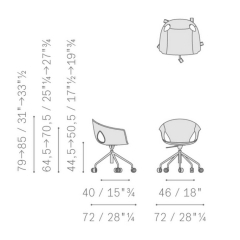 Кресло офисное Poltrona Frau Ginger Ale