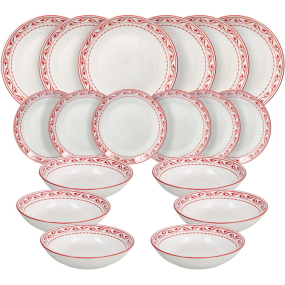 Набор посуды на 6 персон Madison Cherie, 18 предметов