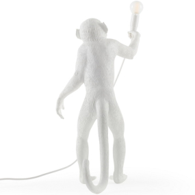 Лампа настольная Monkey Lamp Standing 54 см, белая
