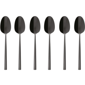Набор ложек кофейных Rock 2Black, 6 шт