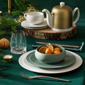 Заварник Salam Blanche 700 мл, цвет белый/бронза