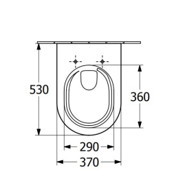 Унитаз Villeroy&Boch Architectura 4694CL01, TwistFlush [e3], с сиденьем
