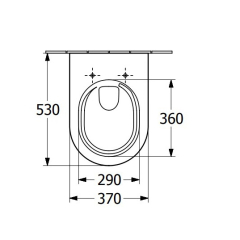Унитаз Villeroy&Boch Architectura 4694CL01, TwistFlush [e3], с сиденьем