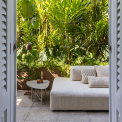 Лампа напольная Zafferano Poldina Pro XXL 150 см, коричневая