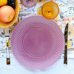 Тарелка столовая Bicos Pink 28 см