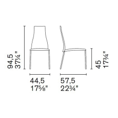 Стул Calligaris Aida CS1484, Natural