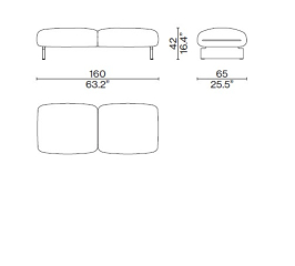 Банкетка Cassina Mon-Cloud