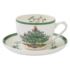 Набор чашек чайных с блюдцами Christmas Tree 200 мл, 8 предметов