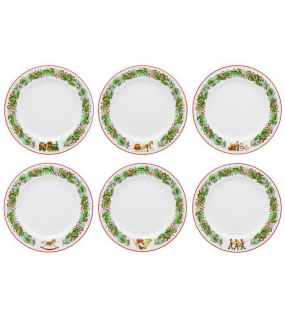 Тарелка для хлеба Christmas Magic 17,1 см, в ассортименте