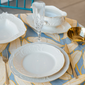 Тарелка столовая Sanssouci Ivory Gold 26 см