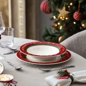 Тарелка столовая Toy's Delight Specials 27 см, красная