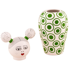 Ваза Seletti Canopie Izumi 25,5 см, с крышкой