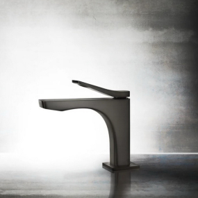 Смеситель для раковины Gessi Rilievo 59002.707, брашированный черный