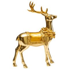 Фигурка "Золотой олень стоит" 33,5 см