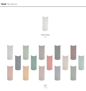 Плитка керамическая Wow Boho 10х25, Tear Mix, 8 мм