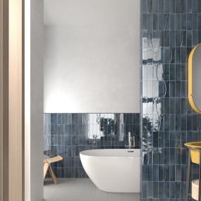 Плитка керамическая Equipe Hanoi 5,1х16,1, Blue Night, 7,7 мм