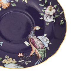 Чашка чайная с блюдцем Midnight Crane 150 мл