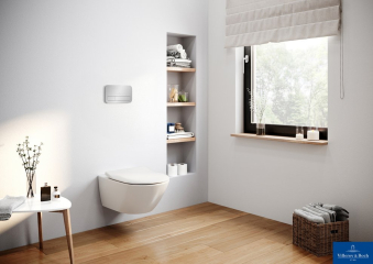 Панель смыва Villeroy & Boch ViConnect E200 92249061, хром