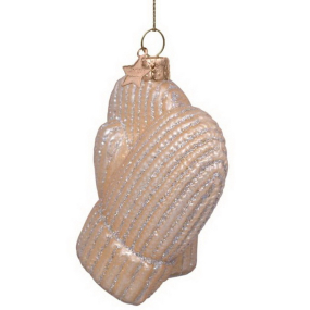 Елочная игрушка "Варежки" 9 см