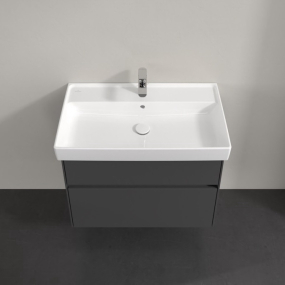 Тумба подвесная под раковину Villeroy & Boch Collaro 75х44х55 C01000FP, glossy grey