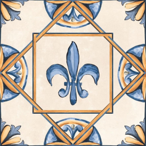 Керамогранит Rondine Tuscany 20,3х20,3, Giotto Mix Decoro, 9 мм