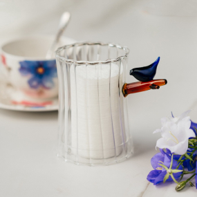 Подсвечник "Синяя птица" Birds 12 см