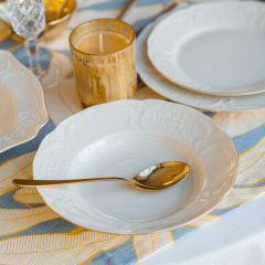 Тарелка глубокая Sanssouci Ivory Gold 23 см