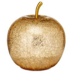 Фигурка "Яблоко" 22 см, цвет золото