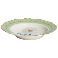 Тарелка глубокая "Гибискус" Botanica 23 см