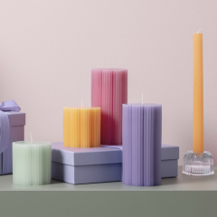 Свеча Fleur Accessoires 7,5 см, зеленая