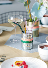 Набор стеклянных трубочек Artesano Hot&Cold Beverages, 4 шт