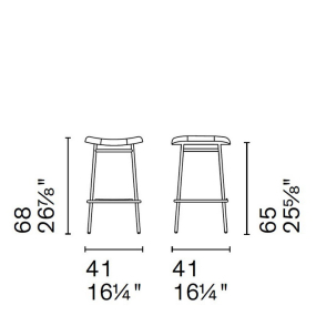 Стул Calligaris Fifties CS2006, Melange Cognac
