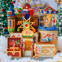 Фигурка музыкальная "Веселая музыкальная шкатулка" 25,8х18,3х26,2 см