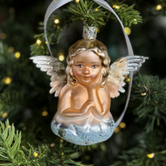 Елочная игрушка "Ангел" 10,5 см