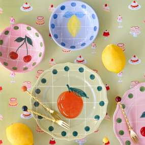 Салатник "Лимон" Quadri Lavanda 14 см