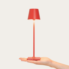 Лампа настольная Zafferano Poldina Pro Micro 27,5 см, красная