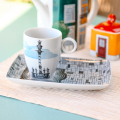 Кружка с блюдцем Alma do porto 310 мл