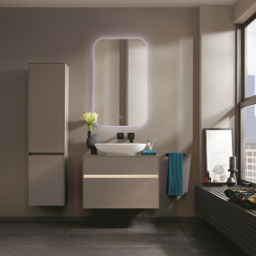 Раковина накладная Villeroy & Boch Loop & Friends 56х38, CeramicPlus, 4A4901R1, из TitanCeram