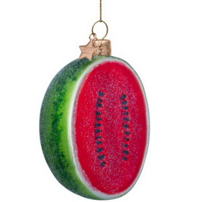 Елочная игрушка "Арбуз" 10 см